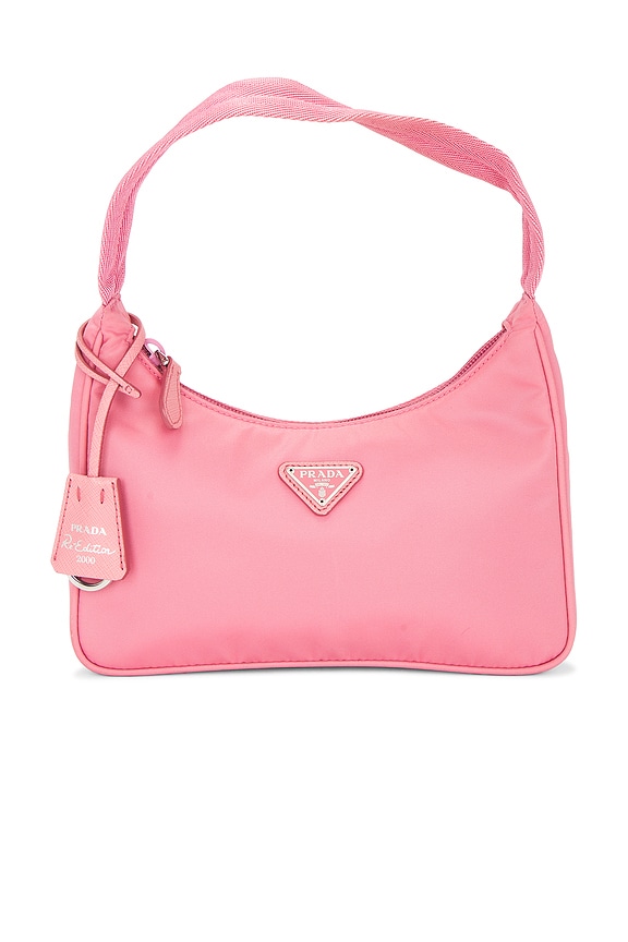 view 1 of 10 Prada Re-Edition 2000 Re-Nylon Shoulder Bag in Pink