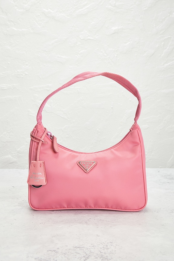 view 2 of 10 Prada Re-Edition 2000 Re-Nylon Shoulder Bag in Pink