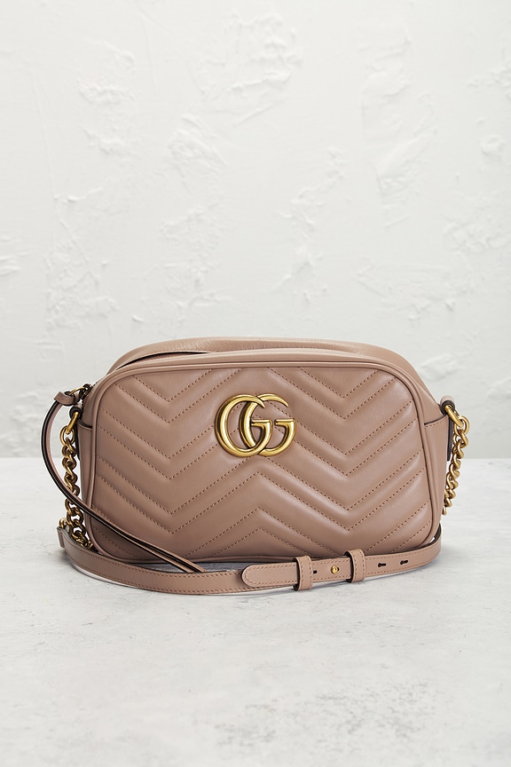 view 2 of 8 Gucci Mini GG Marmont Shoulder Bag in Dusty Pink