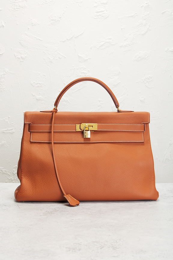 view 2 of 10 BOLSO HERMES in Gold