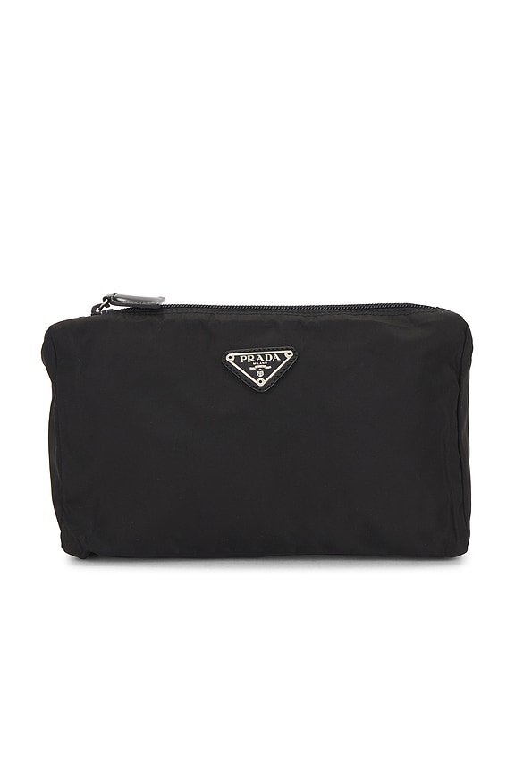 view 1 of 10 Prada Tessuto Pouch in Black