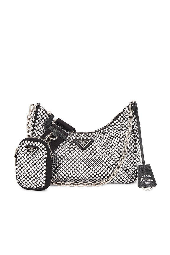 view 1 of 10 SAC PORTÉ ÉPAULE PRADA in Silver