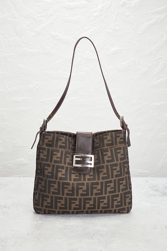 view 2 of 10 SAC PORTÉ ÉPAULE FENDI in Brown
