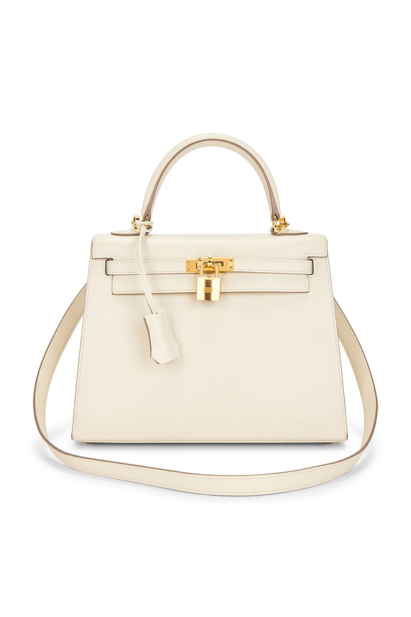 view 1 of 10 BOLSO HERMES in Craie