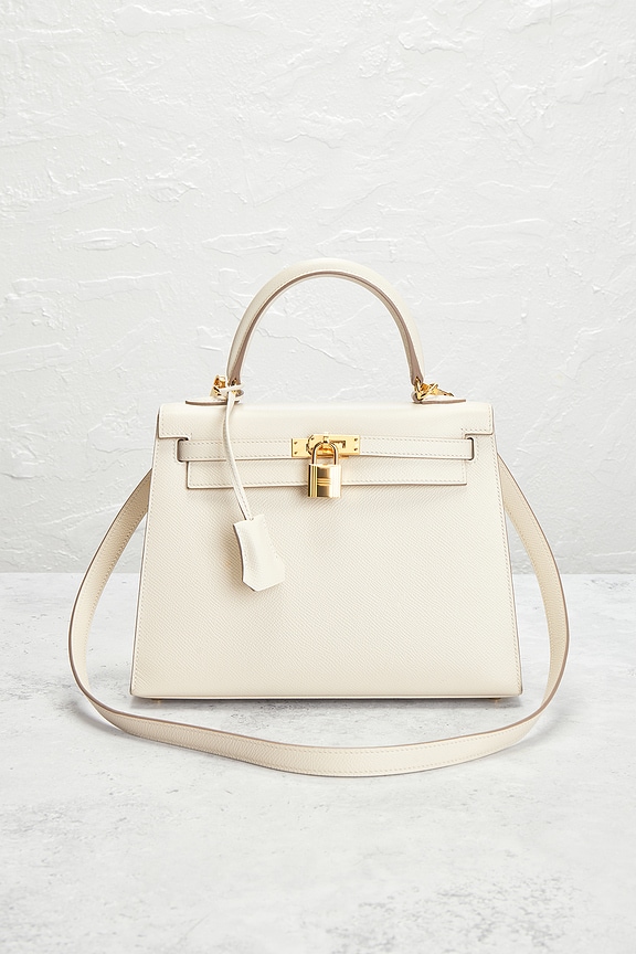 view 2 of 10 BOLSO HERMES in Craie