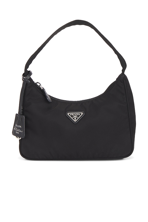 view 1 of 8 Prada Mini Re-Edition 2000 Re-Nylon Shoulder Bag in Black