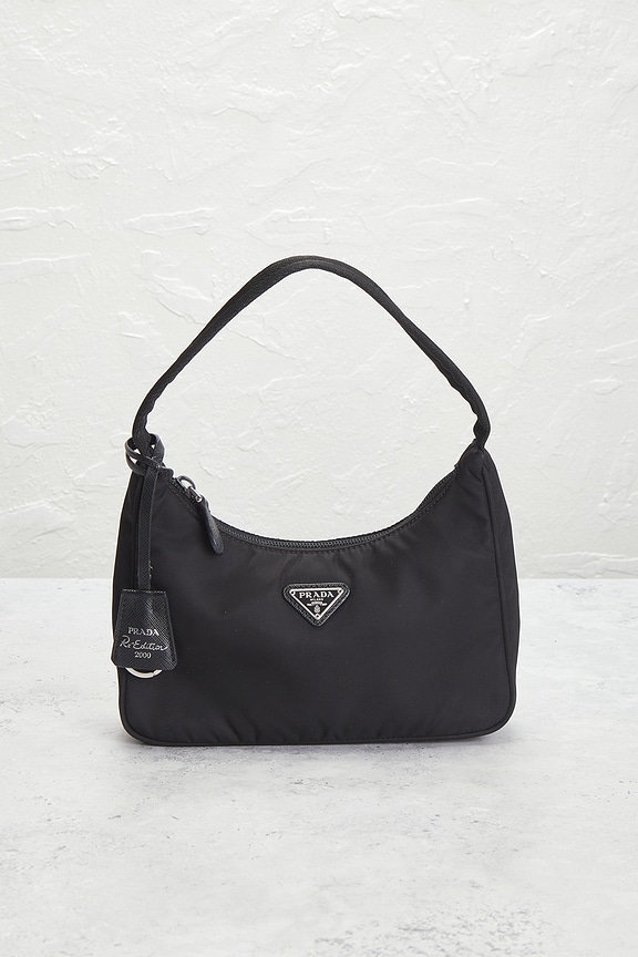 view 2 of 8 Prada Mini Re-Edition 2000 Re-Nylon Shoulder Bag in Black