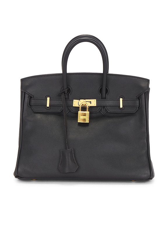 view 1 of 10 Hermes Swift Birkin 25 Handbag in Noir