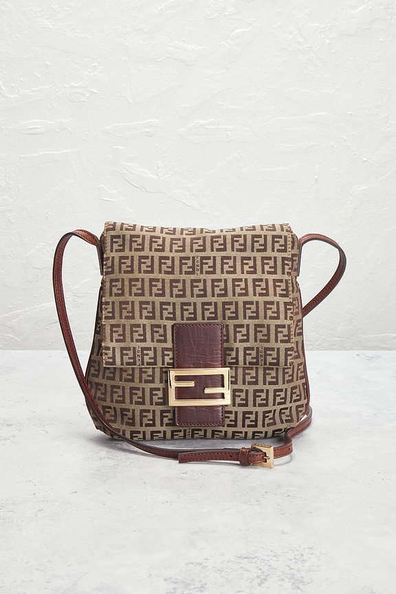view 2 of 10 SAC PORTÉ ÉPAULE FENDI in Beige