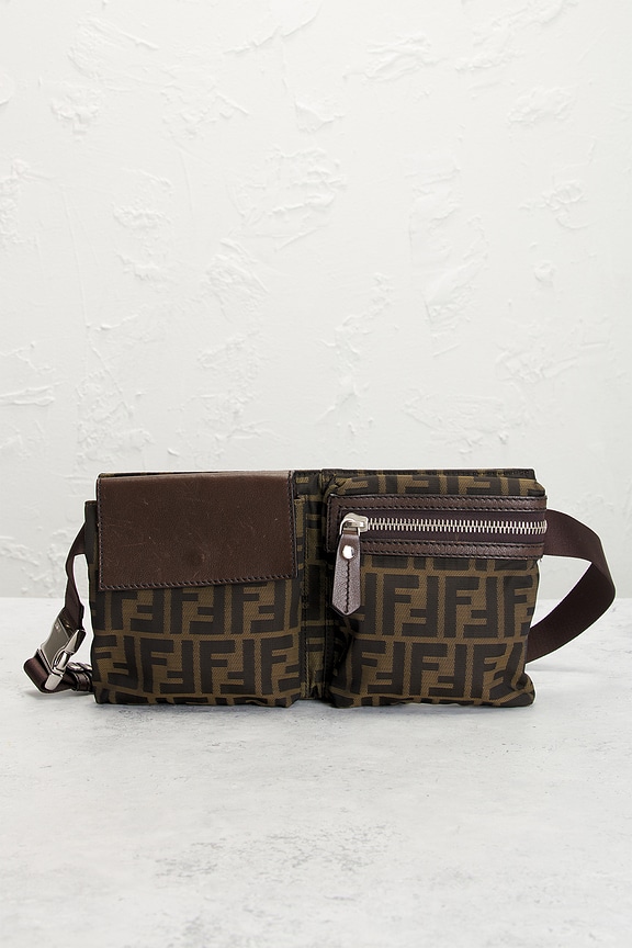 view 2 of 8 Fendi Zucca Belt Bag in Black