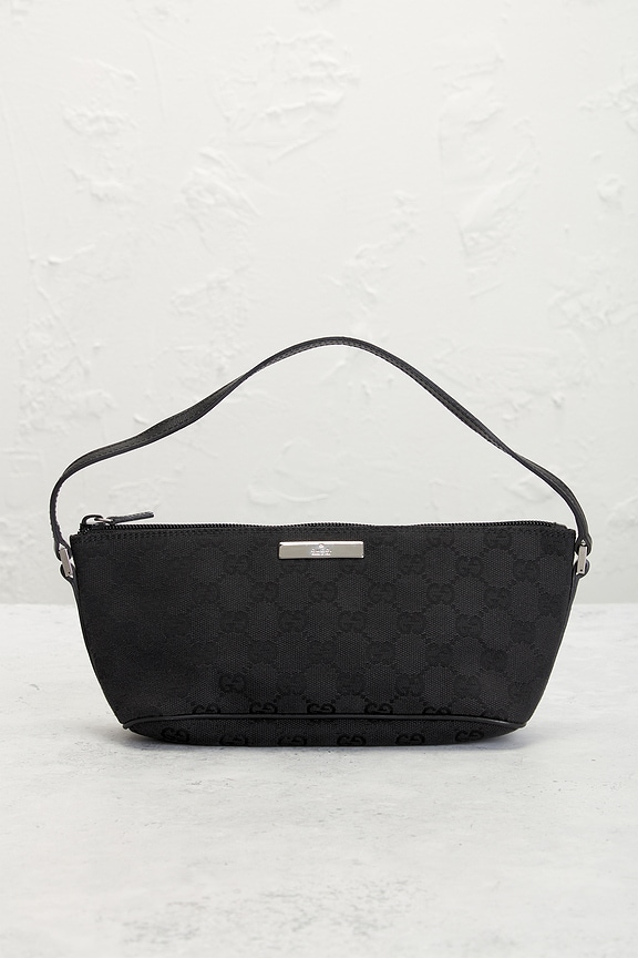 view 2 of 8 Gucci GG Boat Pochette Shoulder Bag in Black