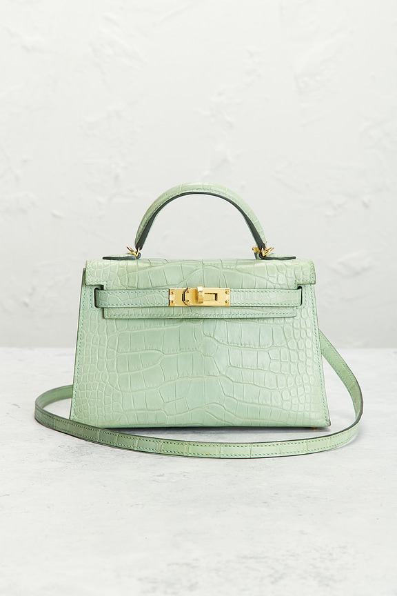 view 2 of 9 SAC À MAIN HERMES in Vert D'eau