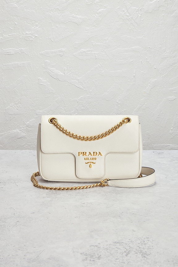 view 2 of 10 BOLSO HOMBRO PRADA in White