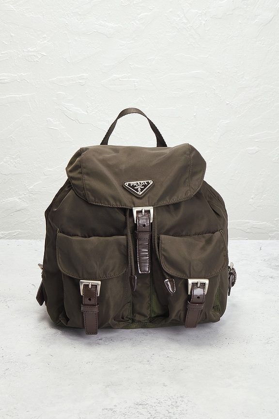 view 2 of 10 SAC À DOS PRADA in Khaki