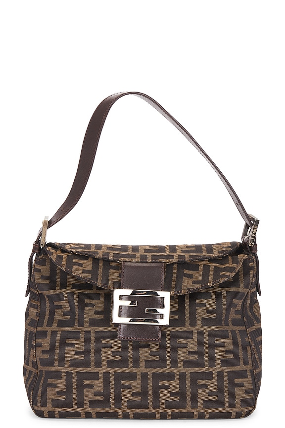 view 1 of 10 Fendi Zucca Shoulder Bag in Brown