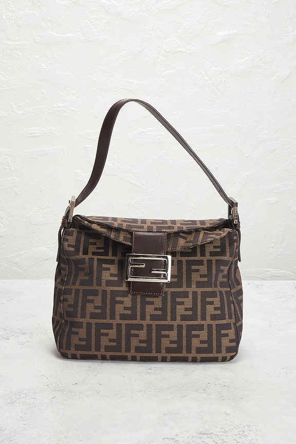 view 2 of 10 Fendi Zucca Shoulder Bag in Brown