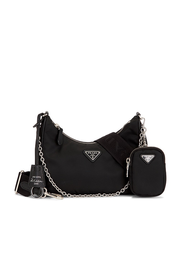 view 1 of 8 BOLSO PRADA in Black