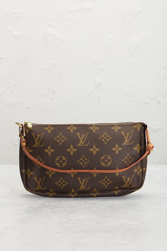 view 2 of 8 Louis Vuitton Monogram Pochette Accessoires Shoulder Bag in Brown