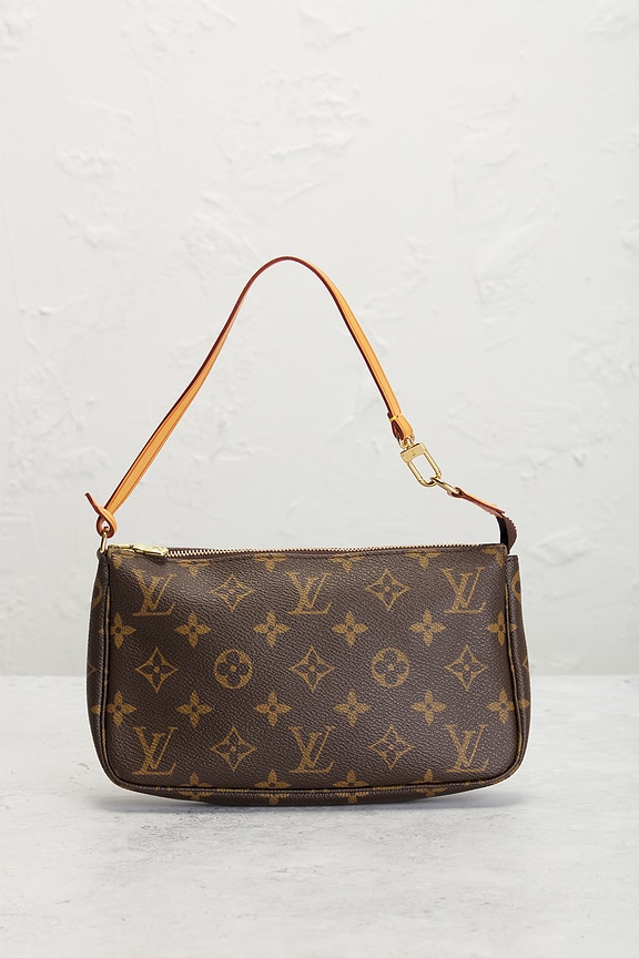 view 2 of 7 Louis Vuitton Monogram Pochette Accessoires Shoulder Bag in Brown