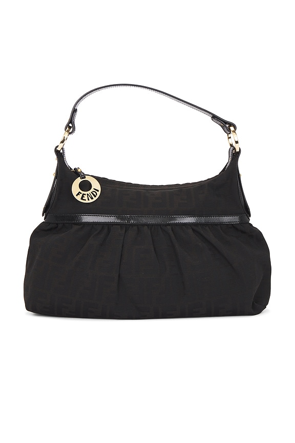 view 1 of 10 Fendi Zucca Chef Shoulder Bag in Black