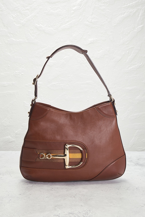 view 2 of 10 Gucci Hasler Hobo Bag in Brown