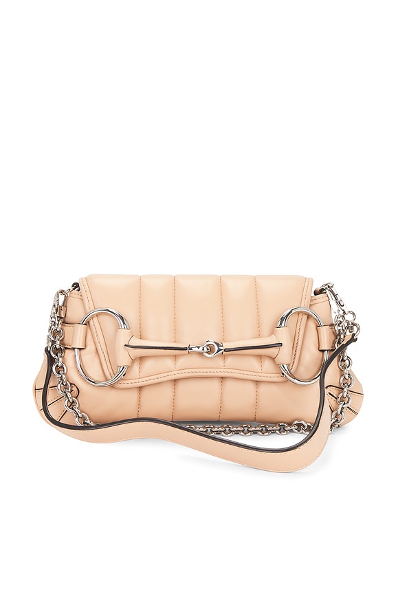 view 1 of 10 Gucci Horsebit Clutch in Beige