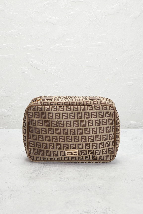 view 2 of 9 Fendi Zucchino Pouch in Brown