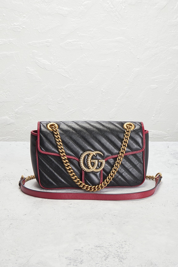 view 2 of 9 Gucci GG Marmont Shoulder Bag in Black