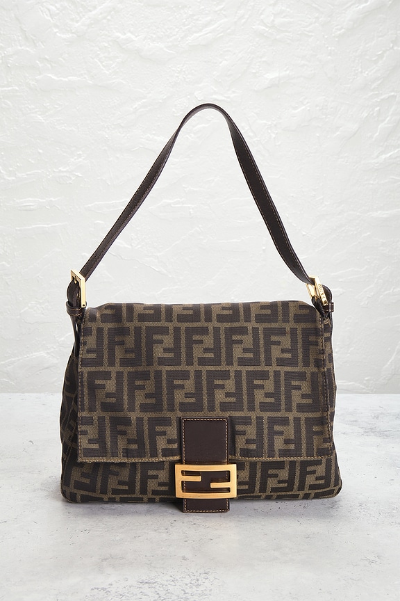 view 2 of 10 SAC PORTÉ ÉPAULE FENDI in Tobacco Brown