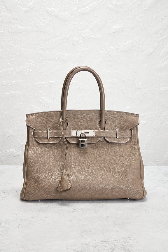 view 2 of 10 Hermes Togo Birkin 30 Handbag in Etoupe