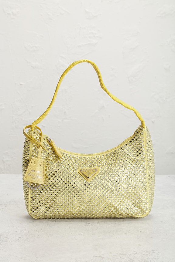 view 2 of 9 SAC PORTÉ ÉPAULE PRADA in Yellow