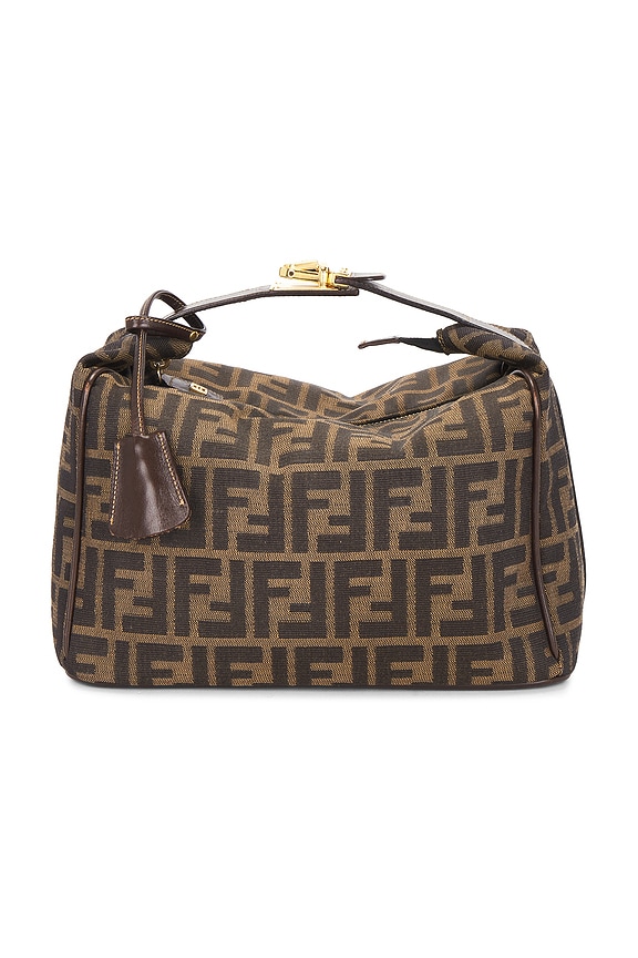 view 1 of 10 Fendi Zucca Vanity Handbag in Brown