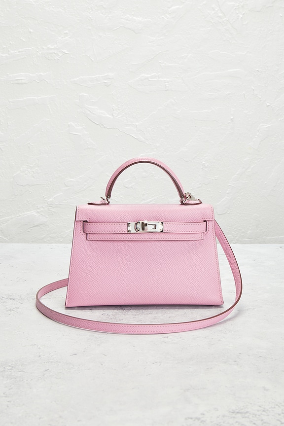 view 2 of 9 SAC À MAIN HERMES in Mauve Sylvestre