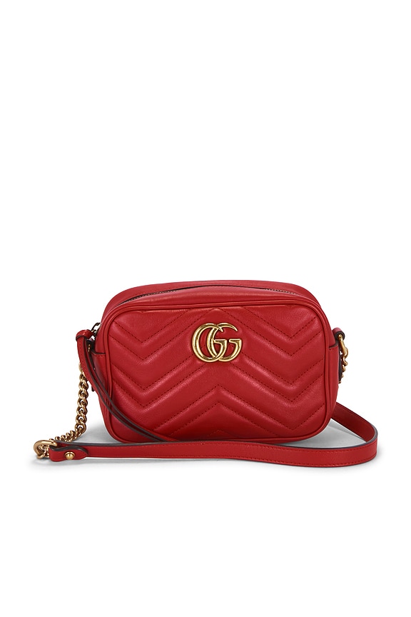 view 1 of 8 BOLSO HOMBRO GUCCI in Hibiscus Red