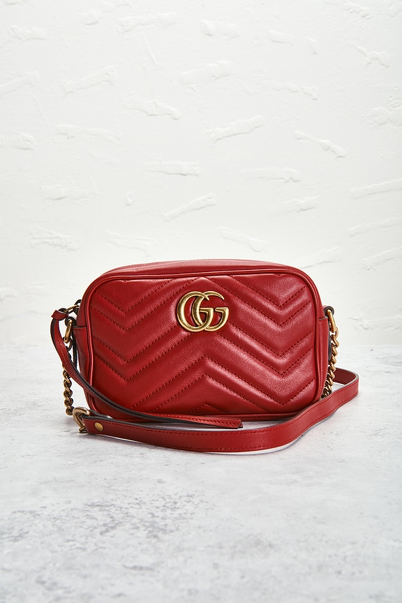 view 2 of 8 BOLSO HOMBRO GUCCI in Hibiscus Red