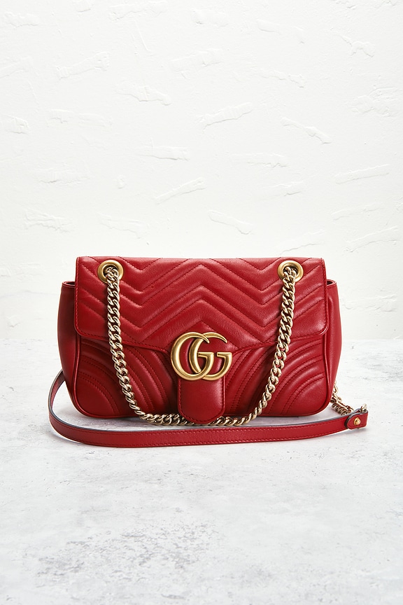 view 2 of 8 BOLSO HOMBRO GUCCI in Hibiscus Red