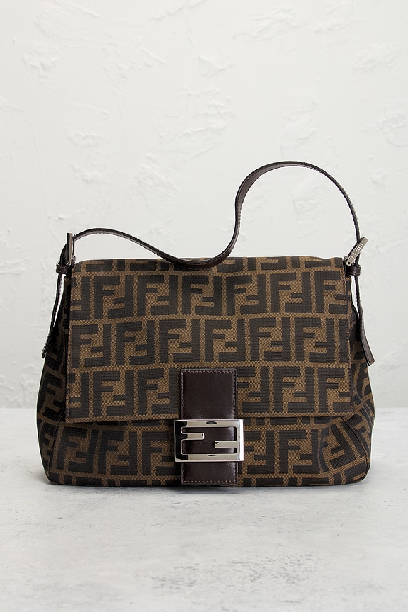 view 2 of 9 BOLSO HOMBRO FENDI in Tobacco Brown