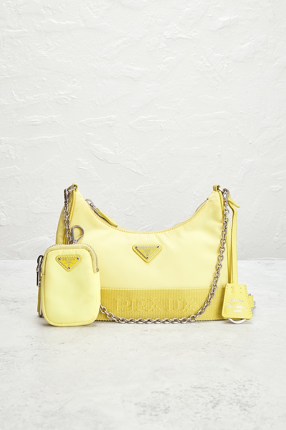 view 2 of 10 BOLSO HOMBRO PRADA in Yellow