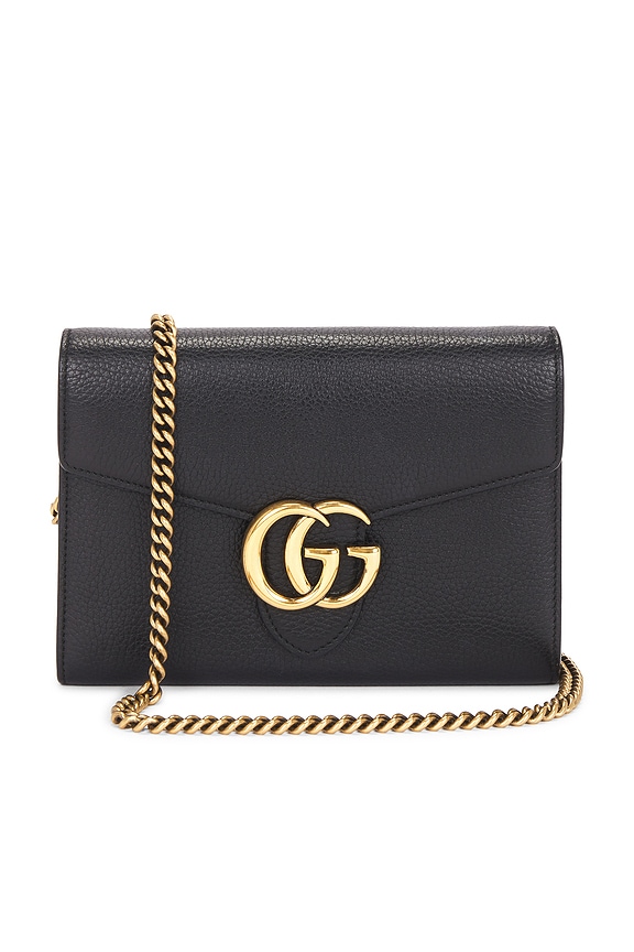 view 1 of 9 CARTERA CON CADENA GUCCI in Black