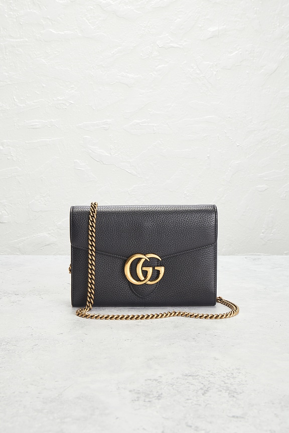 view 2 of 9 CARTERA CON CADENA GUCCI in Black