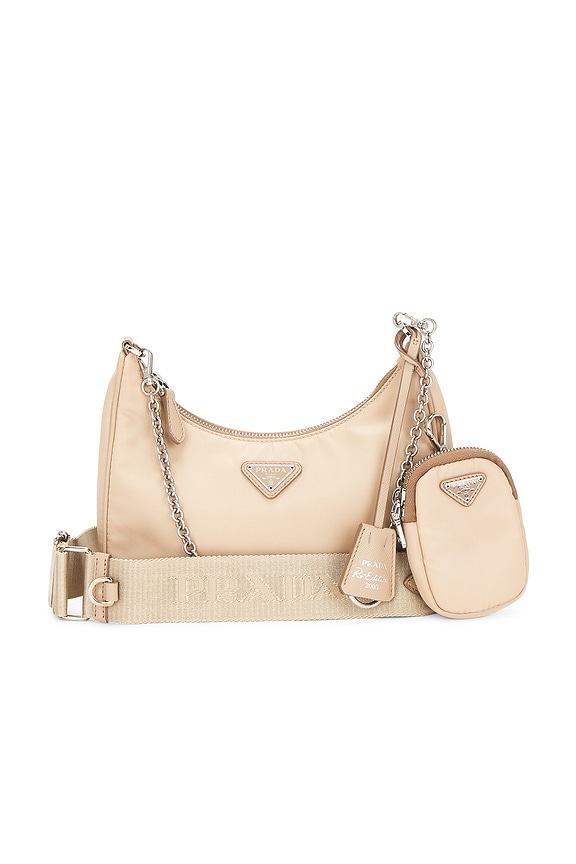 view 1 of 10 BOLSO HOMBRO PRADA in Deserto Beige