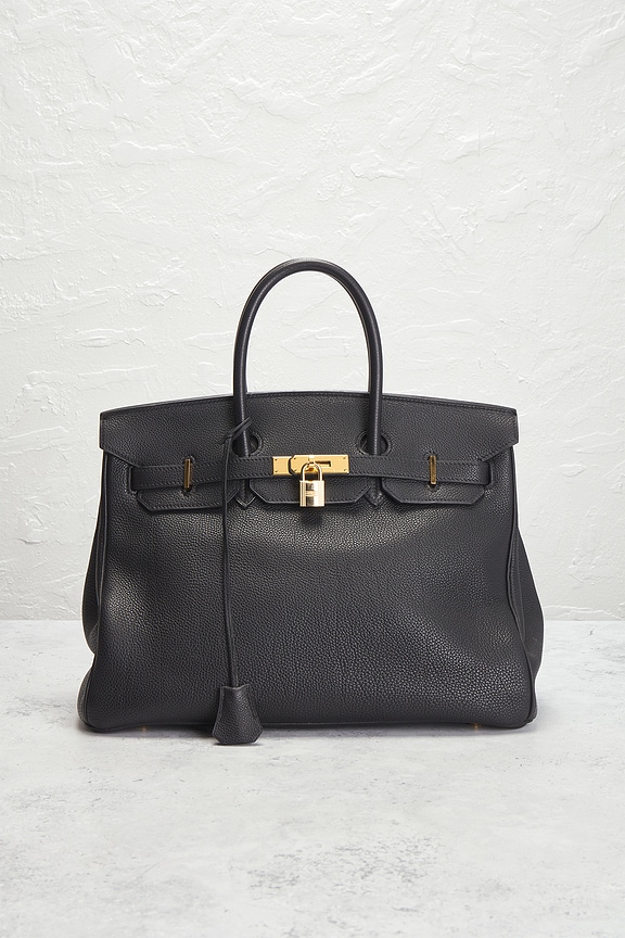 view 2 of 10 Hermes Togo Birkin 35 Handbag in Noir
