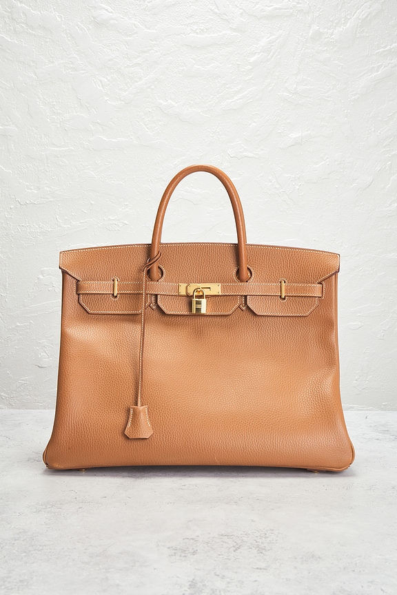 view 2 of 10 SAC À MAIN HERMES in Gold