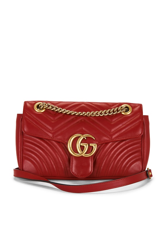 view 1 of 8 SAC PORTÉ ÉPAULE GUCCI in Hibiscus Red