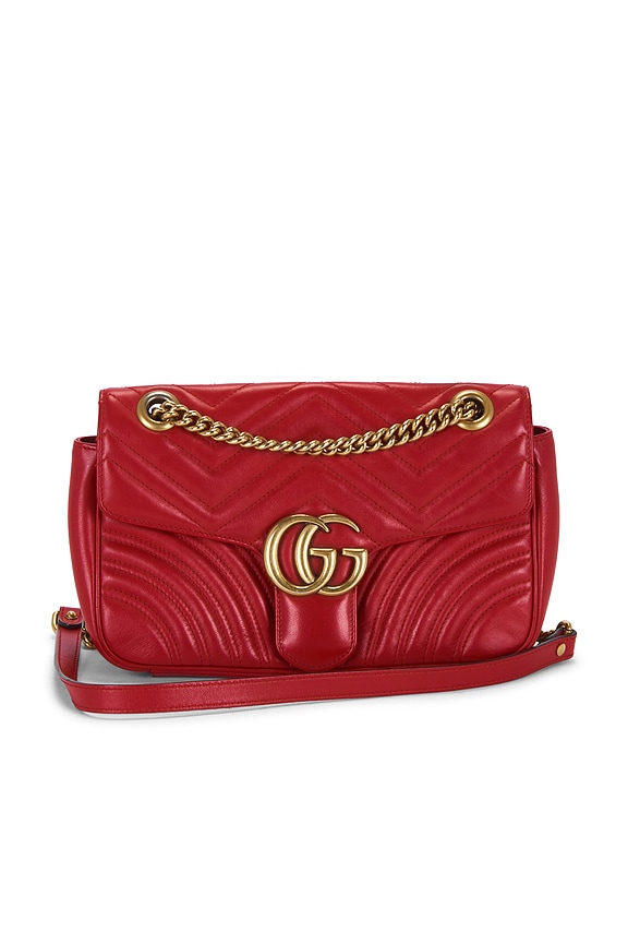 view 1 of 8 BOLSO HOMBRO GUCCI in Hibiscus Red
