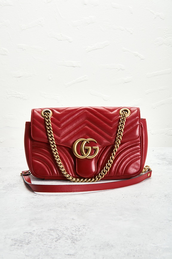 view 2 of 8 BOLSO HOMBRO GUCCI in Hibiscus Red
