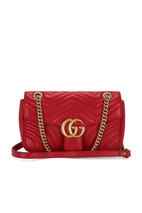 view 1 of 8 BOLSO HOMBRO GUCCI in Hibiscus Red