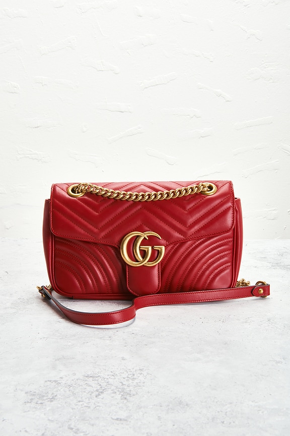 view 2 of 8 BOLSO HOMBRO GUCCI in Hibiscus Red