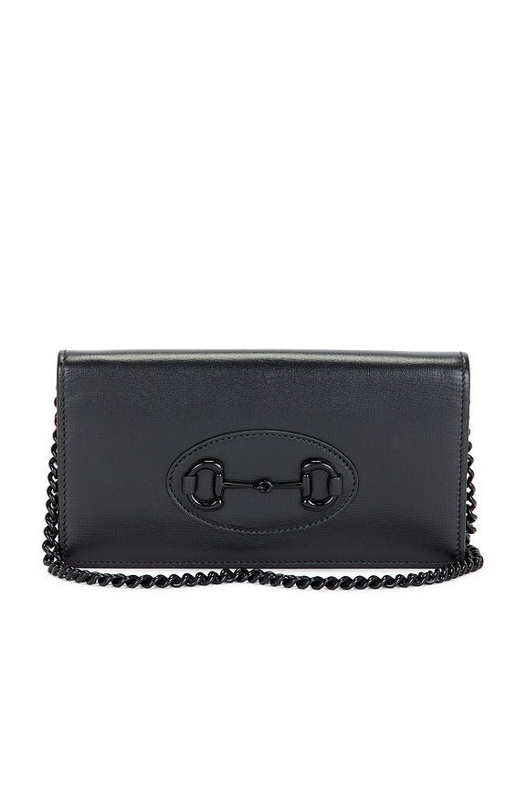 view 1 of 8 CARTERA CON CADENA GUCCI in Black
