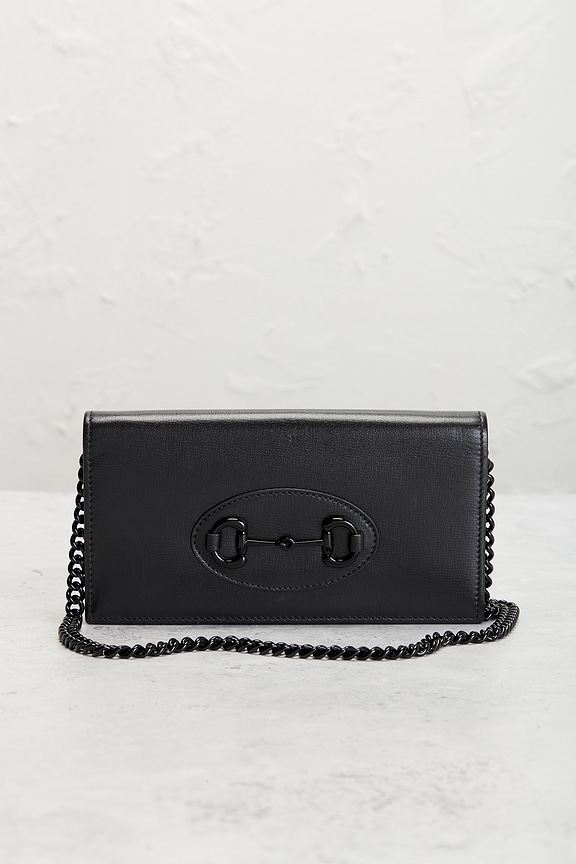 view 2 of 8 CARTERA CON CADENA GUCCI in Black
